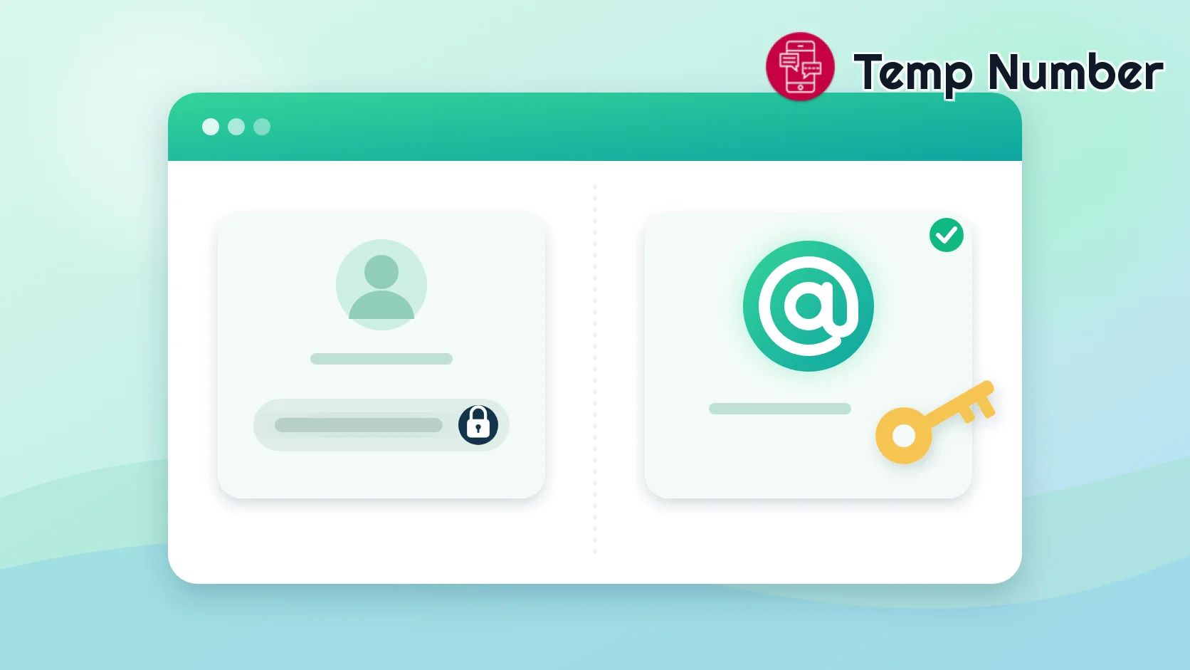 Contact card with the phone number masked next to a username badge and key, showing how WhatsApp usernames hide your number